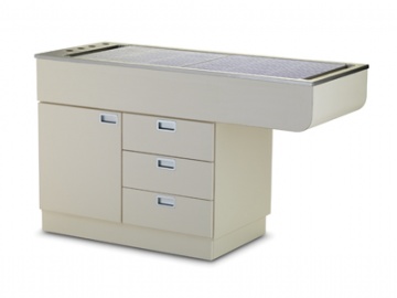 Shor-line Tub Table with Laminate Cabinet Shor-line Tub Table with Laminate Cabinet