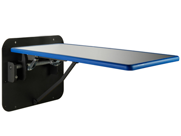 BLUE-LINE FOLD-UP PENINSULA EXAM TABLE