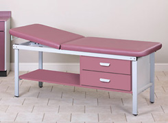 Steel Frame Treatment Table w/ drawers