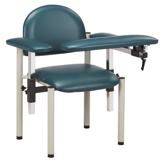 Padded Blood Drawing Chair with Padded Arms