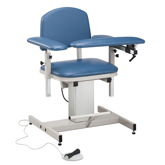 Power Blood Drawing Chair with Padded Arms