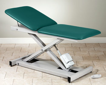 Open Base Power Table with Adjustable Backrest