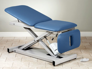 Power Table with Adjustable Backrest & Drop Section