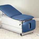 Shrouded Power Table with Adjustable Backrest and Drop Section