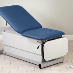 Shrouded Power Adjustable Casting Table with Laminate Leg Rest