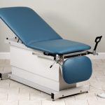 Shrouded Power Table with Stirrups, Backrest & Drop Section