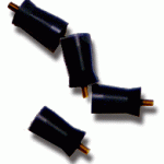 M.F. Screw on rubber cups 144/pkt. (gross)